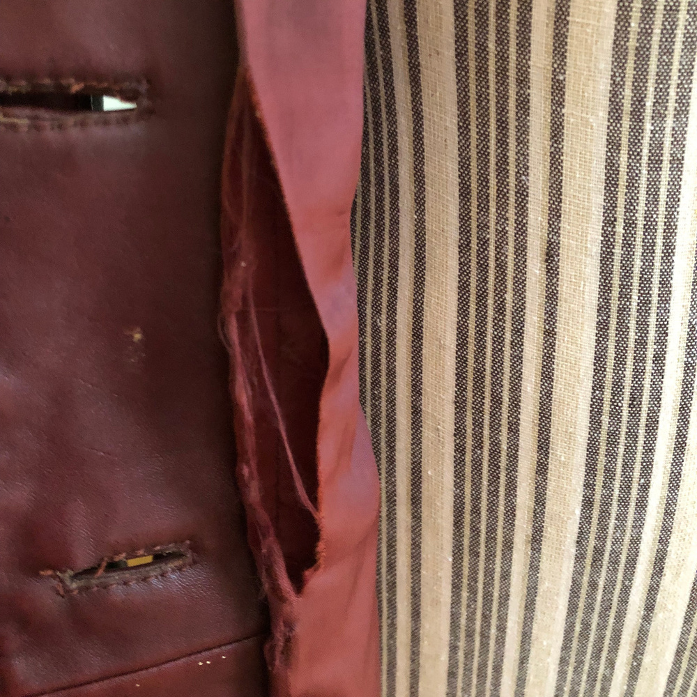 Wilsons Vintage Leather Jacket Size 12 Womens - Picture 6 of 7